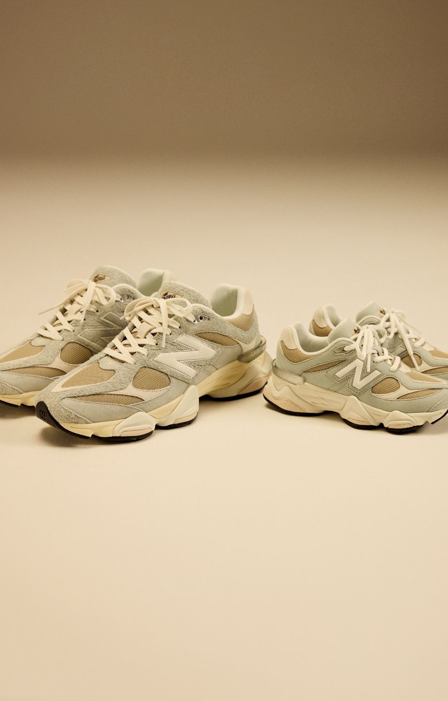 Close up of 9060 sneakers